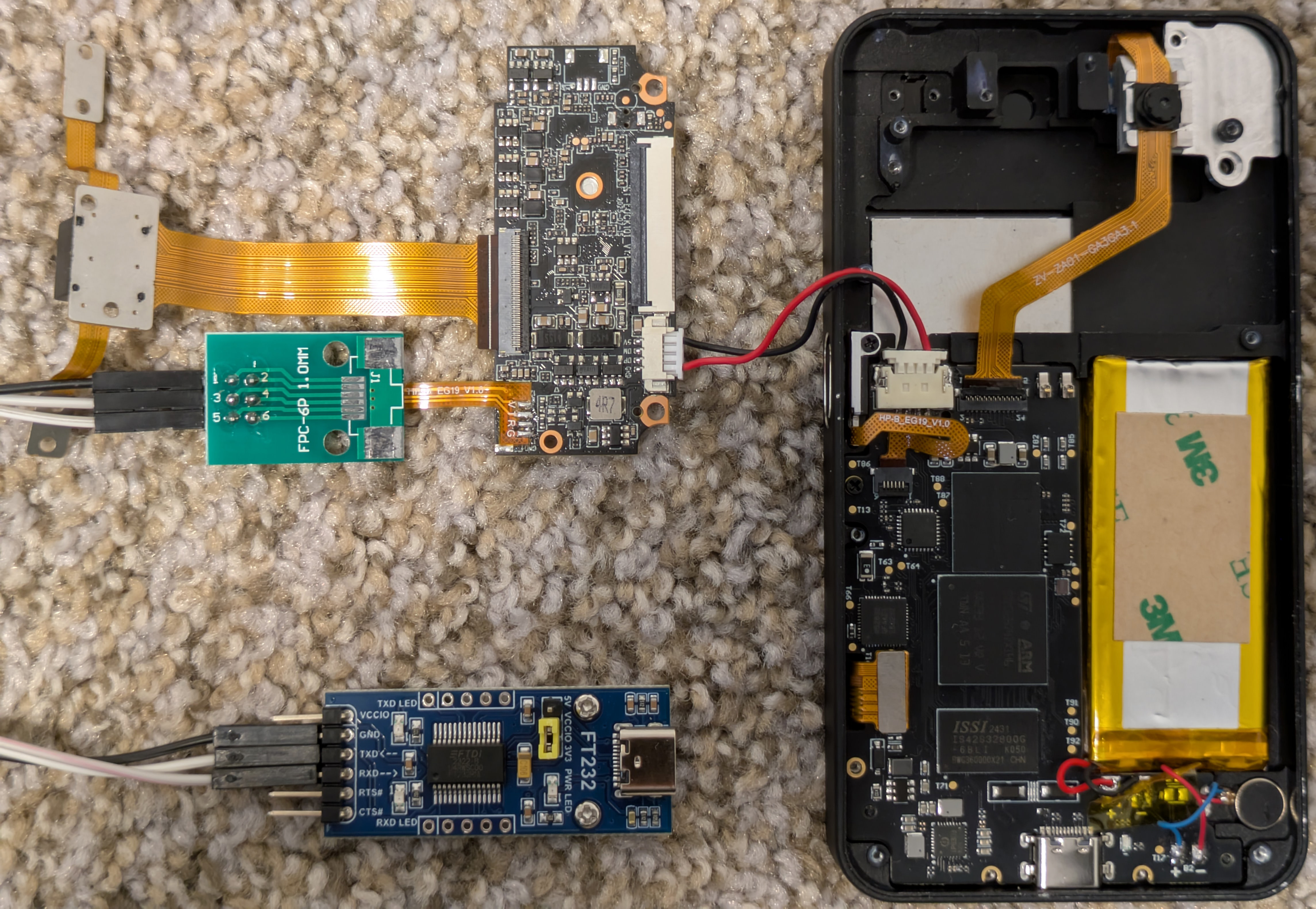 Communicating with the iris module via UART
